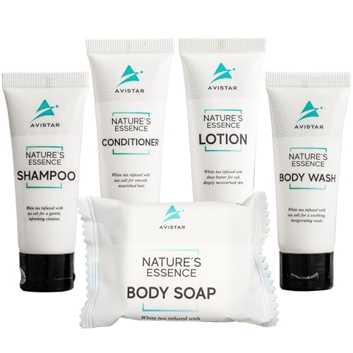 15 Piece Hotel Soap & Bulk Toiletries - Airbnb Essentials for Hosts & Guests - Hotel Shampoo & Conditioner Supplies for Guest, Hotel Toiletries Bulk Set, Mini Bulk Travel Sixe Toiletires, Air BnB