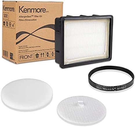 Kenmore K4010 Bagless Upright Vacuum HEPA Filter, Foam Filter, Felt Filter & Belt Replacement for Upright Vacuum Cleaner DU2015, DU2012