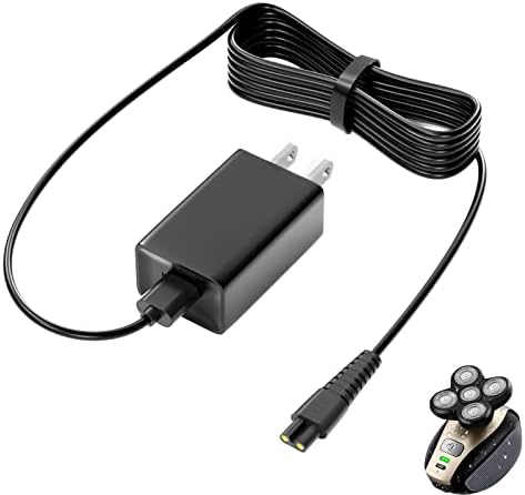 5V Power Cord for Freebird FlexSeries,Telfun, Roziapro, vsmooth, Roziaplus Electric Head & Body Hair Shaver Charger Replacement Electric Shaver Trimmer AC Power Adapter for Telfun Power Supply