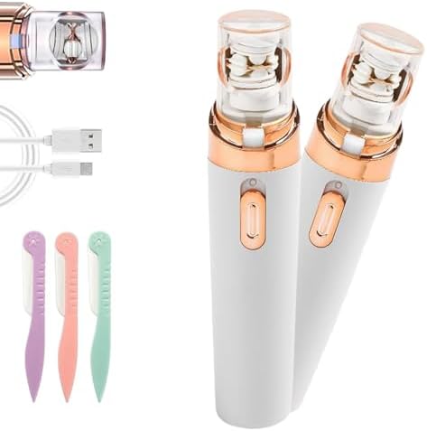 Epil Pro 3.0 Women Face Epilator 2025 New - 2-in-1 Rechargeable Facial Hair Removal for Women, IPX5 Waterproof Epilator with 3 Eyebrow Trimmers, 1PC Beauty Tool for Woman(White)