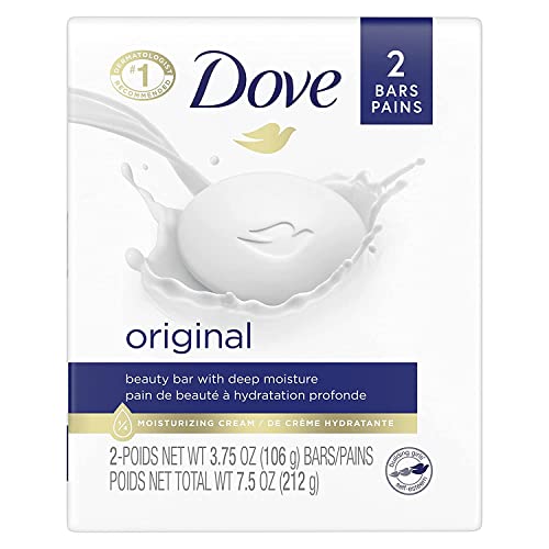 DOVE Beauty Bar White 4 oz, 2 Bar (Pack of 5)