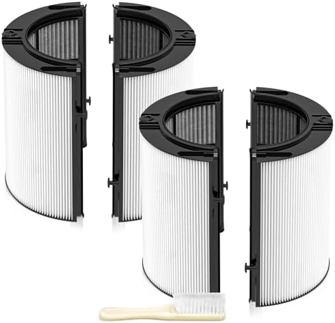 360 Combi Glass HEPA + Carbon Air Purifier Filter Replacement for Dyson HP10 HP07 TP10 TP09 TP07 TP06 TP04 TP4A HP04 HP06 HP09 HP4B PH01 PH02 PH03 PH04 PH3A DP04 Pure Cool Hot Humidify Fan, 2 Pack