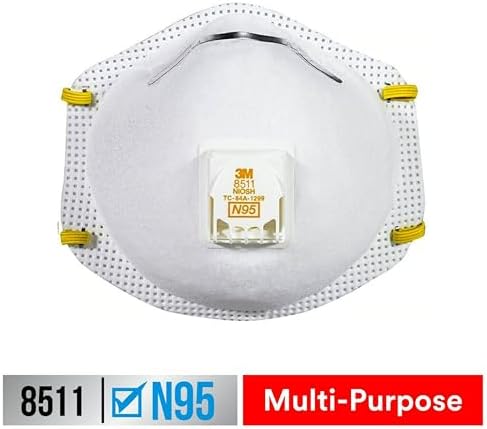 10 Count Sanding & Fiberglass Respirators With Cool Flow™ Valve 8511HB1-C