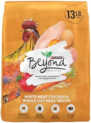 Purina Beyond Natural Dry Cat Food Wholesome Ingredients for Whole Health White Meat Chicken and Whole Oat Meal Recipe - 13 lb. Bag