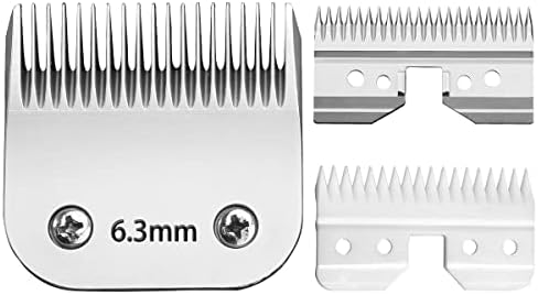 6.3mm Ceramic Blade Replacement for Andis A5 Clippers, Fits Oster, Wahl, and Other Major Brands