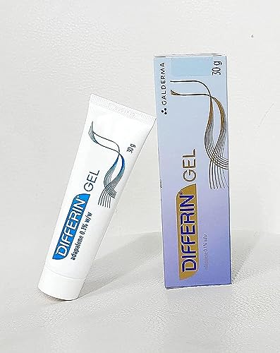 (OLD) Differin Adapalene Gel 0.1% Prescription Strength Retinoid Acne Treatment, 30g (Up To 60 days Supply)