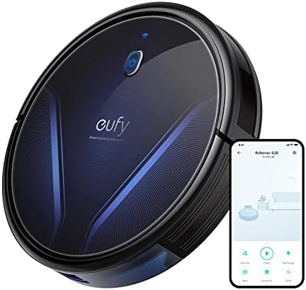 eufy by Anker, RoboVac G20, Robot Vacuum, Dynamic Navigation, 2500 Pa Strong Suction, Ultra-Slim, App, Voice Control, Compatible with Alexa, Ideal for Hard Floors and Pet Hair (Renewed)