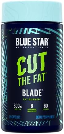 Blue Star Nutraceuticals Blade - Thermogenic Fat Burner - w/Advantra Z - Fight Fat and Blunt Hunger | Metabolic Support - 120 Veggie Capsules