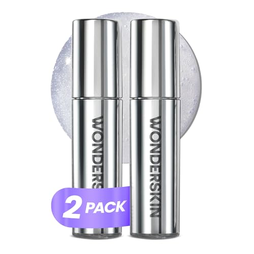 Wonderskin Lip Oil, 2 Pack - Lip Rehab Serum Oil, Hydrating and Moisturizing Clear Serum for Dry Lips - Natural, Vegan and Non-sticky (Clear)