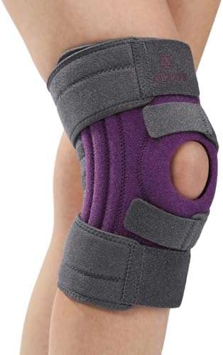 ABYON Knee Brace for Men & Women, Maximum Support with Triple Side Stabilizers & Patella Gel Pads for Knee Pain Support and Fast Recovery, Wraparound Y-Strap Targets Support for Meniscus Tear, ACL, Arthritis Relief - Please Check How To Size Video