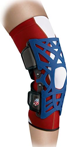 DonJoy Reaction Web Knee Support Brace with Compression Undersleeve: Limited Edition U.S. Ski Team, X-Small/Small