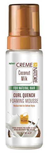Creme Of Nature Coconut Milk Curl Quench Foaming Mousse 7 Ounce (207ml) (6 Pack)
