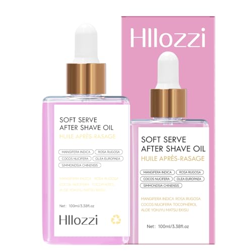 After Shave Oil Women for Ingrown Hair and Razor Burns, Razor Bumps Stopper Soothing & Hydrating Post Shave Oil, Fast Absorption, Sensitive Skin Safe, 100ml, Mango and Rose
