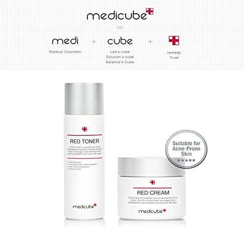 Medicube RED Line Toner, Cream SET / trouble acne care