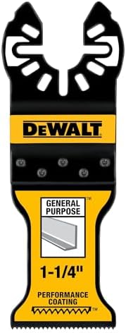 DEWALT Dwa4209 Oscillating Titanium Metal Blade, Black