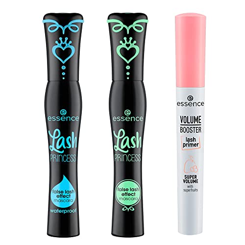 Lash Princess False Lash Effect Mascara, Lash Princess False Lash Waterproof Mascara & Volume Booster Lash Primer Mascara Bundle