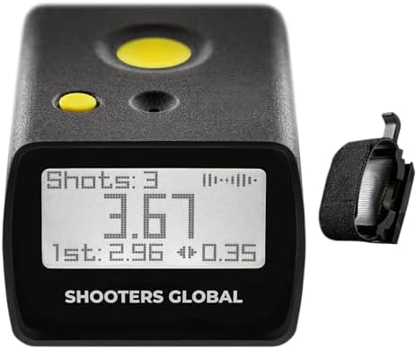 SG Timer GO | Affordable Shot Timer for Training & Dry Fire, Best Battery Life, Smart Sensor, Belt Quick Release, Bluetooth & Free Mobile app with Video Recording. (Quick Release)