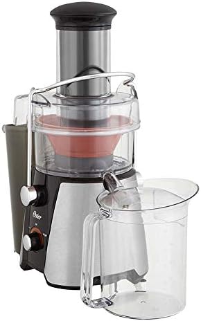 Oster JusSimple 2-Speed Easy Clean Juice Extractor with Extra-Wide Feed Chute, FPSTJE9010-000, 900W, Black/Silver
