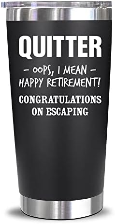 NewEleven Retirement Gifts For Men Women 2025 - Retirement Party Decorations - Retired Presents For Coworker Leaving, Men, Retired People, Coworkers, Friends - 20 Oz Tumbler