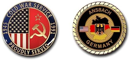 Ansbach Germany Cold War Veteran Challenge Coin