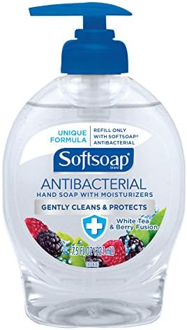 Softsoap Antibacterial Liquid Hand Soap, White Tea and Berry Fusion - 7.5 Fluid Ounce