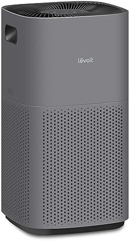 LEVOIT Air Purifiers for Home, Large Rooms Up to 2933 FtΒ² With HEPA Sleep Mode, AHAM VERIFIDE, Smart WIFI, PM2.5 Monitor, 3-in-1 Filter For Smoke, Pet Allergies, Dust, Alexa Control, Core 600S-P, Gray