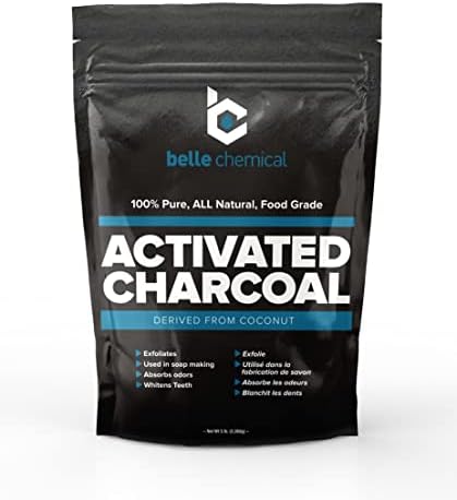 (5LB) Organic Coconut Activated Charcoal Powder - Food Grade, Kosher - Teeth Whitening, Facial Scrub, Soap Making (5 Pound)