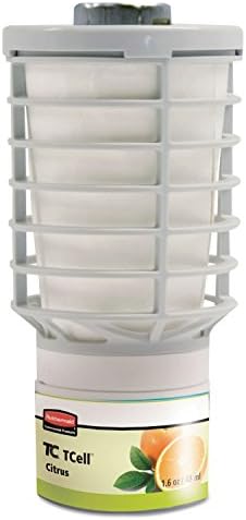 Rubbermaid Commercial, RCP402113CT, TCell Dispenser Fragrance Refill, 6 / Carton, Translucent (6 Pack)