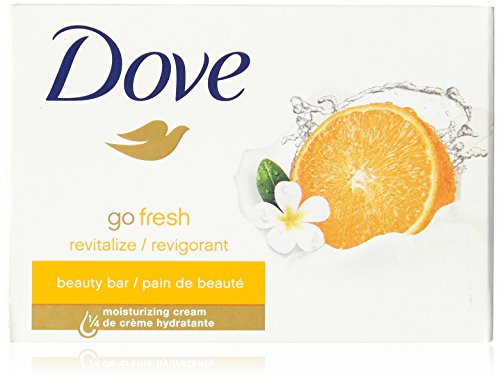 Dove go fresh Beauty Bar, Mandarin and Tiare Flower, 2 Count, 4 Ounce