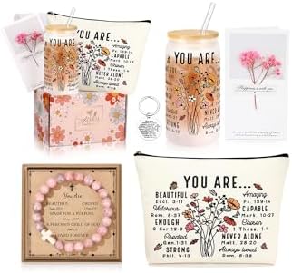 Christian Religious Gifts for Women, Best Friend Sister Mom Christmas Birthday Gifts for Women Friendship Faith, Valentines Mothers Day Easter Ideas Present for Her Friends
