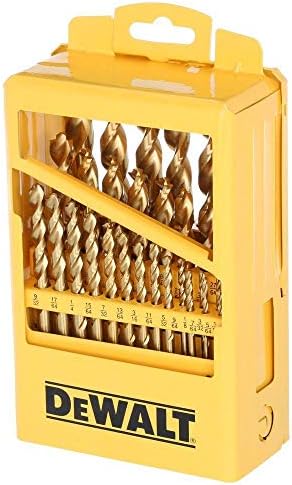 DeWalt DW1969 29-Piece Pilot Point Drill Bit Set Metal Index