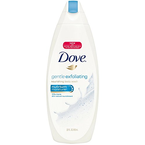 Dove Body Wash 22 oz Gentle Exfoliating (3 Pack)