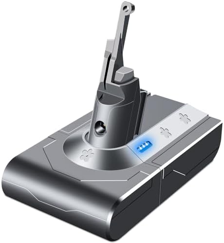 V8 Battery Replacement for Dyson SV10 Battery Compatible with V8 Animal V8 Absolute SV10 V8 Carbon Fiber V8 Fluffy V8 Motorhead V8 Total Clean Vacuum(ONLY Fit V8 SV10 Series) (NOT Fit V8 SV25 Series)