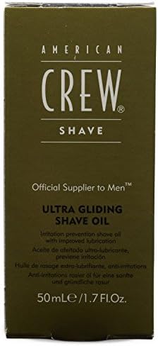 AMERICAN CREW Ultra Gliding Shave Oil, 1.7 Ounce