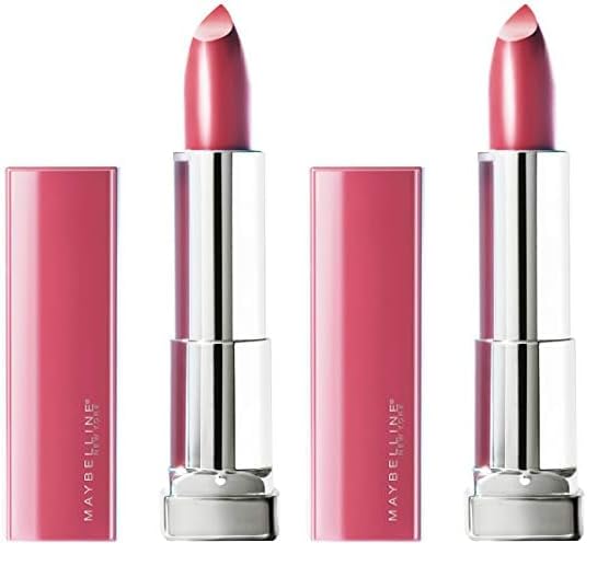 Maybelline New York Color Sensational Made for All Lipstick, Crisp Lip Color & Hydrating Formula, Pink For Me, Nude Pink, 0.06 oz (Pack of 2)