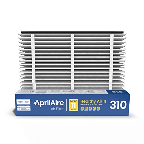 AprilAire 310 Replacement Filter for AprilAire Whole House Air Purifiers - MERV 11, Clean Air & Dust, 20x20x4 Air Filter (Pack of 2)