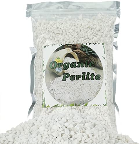 Organic Perlite for Plants, Soil Amendment for Enhanced Drainage and Growth, Ideal for Potting Mixes(2 Quart)