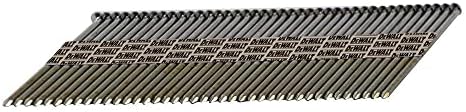 DEWALT Framing Nails, Paper Tape, 30-Degree, Smooth Shank, Galvanized, Off-Set Round Head, 3-Inch x .120-Inch, 2000-Pack (DPT-10D120GFH)