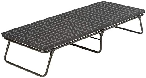 Coleman ComfortSmart Camping Cot with Sleeping Pad, Folding Steel Cot with Thick Mattress Pad for Comfortable Sleeping, Deluxe for Big & Tall Adults