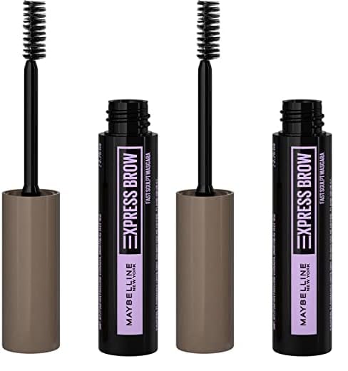 Maybelline Brow Fast Sculpt, Shapes Eyebrows, Eyebrow Mascara Makeup, Soft Brown, 0.09 Fl. Oz. (Pack of 2)
