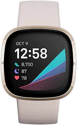 Fitbit - Sense Advanced Health Smartwatch - Soft Gold (Renewed)