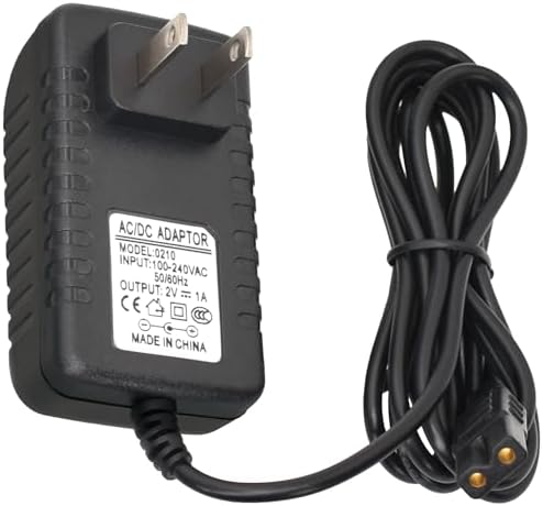 2V Charger Replacement for Wahl Shaver Shaper 8061, 8163, 8786-1001, 7367, 7029, 7060, 7035, 7339, 4000, 7063-017, 7065-017, WAKH4, 7064-017, 7061-917, 5-Star Series Trimmer Clipper Power Adapter