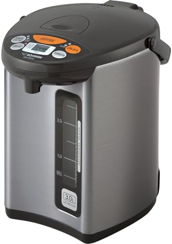 Zojirushi CD-WCC30 Micom Water Boiler and Warmer (101 oz, Silver Dark Brown)