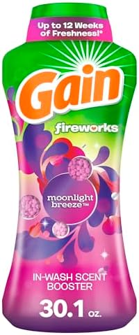 Gain Fireworks In-Wash Scent Booster Beads, Moonlight Breeze Scent, 30.1 oz
