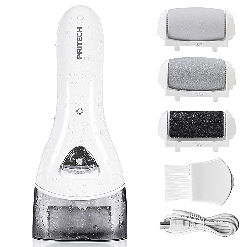 Electric Foot Callus Removers Rechargeable, Portable Electronic Foot File Pedicure Tools, Electric Callus Remover Kit, Professional Pedi Feet Care Perfect for Dead, Hard Cracked Dry Skin