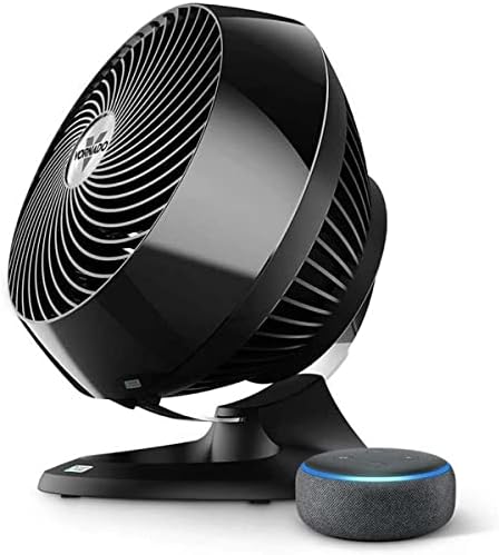 Vornado 660 AE Large Whole Room Works with Alexa Air Circulator Fan with 4 Speeds, Black, A Certified for Humans Device