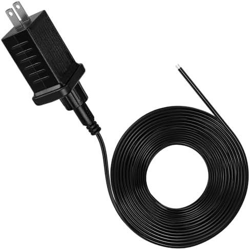 9.8ft Outdoor Extension Cord 12V 1A Class 2 Power Supply for Thanksgiving Christmas Inflatables - Yard Replacement Adapters, 12W Transformer Plug Adaptor for LED Lights, 1 Pack