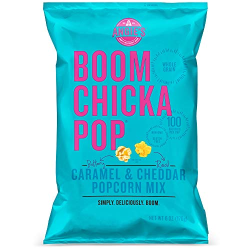 Angie's BOOMCHICKAPOP Caramel & Cheddar Popcorn Mix, 6 oz. (Pack of 12)