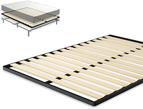 ZINUS Deepak Easy Assembly Wood Slat 1.6 Inch Bunkie Board, Bed Slat Replacement, King