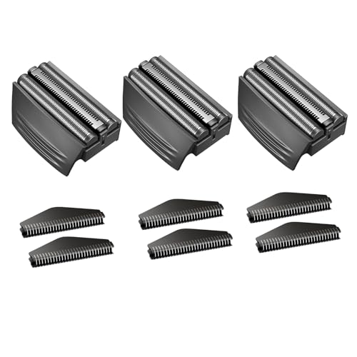 3PCS Shaver Replacment Heads Compatible with Remington SPF-300 Replacement Screen and Cutter for Foil Shavers F4900, F5800, F7800 Shavers